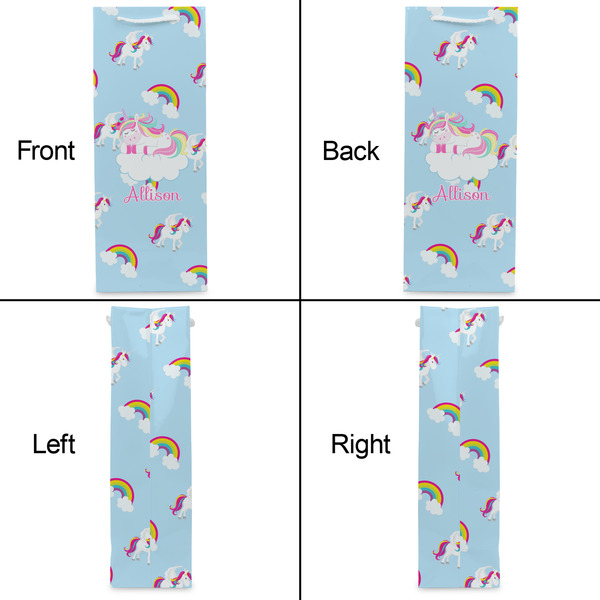Rainbows and Unicorns Wine Gift Bag - Gloss - Approval