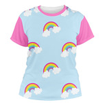 Rainbows and Unicorns Women's Crew T-Shirt - X Large