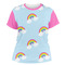 Rainbows and Unicorns Womens Crew Neck T Shirt - Main