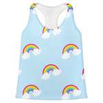 Rainbows and Unicorns Womens Racerback Tank Top - 2X Large