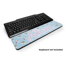 Rainbows and Unicorns Keyboard Wrist Rest (Personalized)