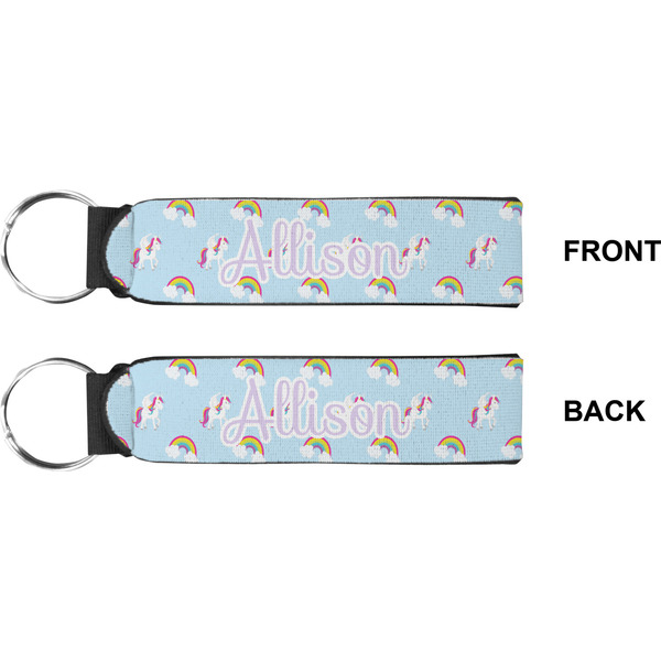 Rainbows and Unicorns Wristlet (Front + Back)