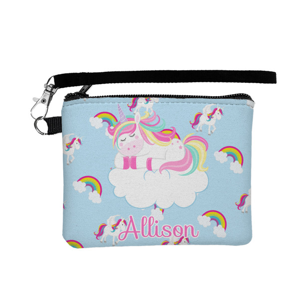 Custom Rainbows and Unicorns Wristlet ID Case w/ Name or Text