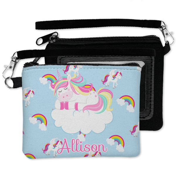 Rainbows and Unicorns Wristlet ID Cases - MAIN