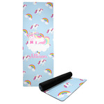 Rainbows and Unicorns Yoga Mat w/ Name or Text