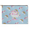 Rainbows and Unicorns Zipper Pouch Large (Front)