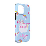 Rainbows and Unicorns iPhone Case - Rubber Lined - iPhone 13 Pro (Personalized)