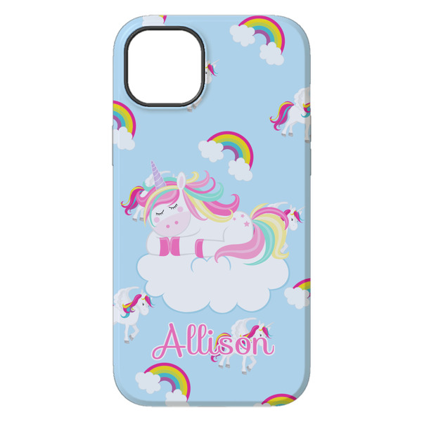 Rainbows and Unicorns iPhone 14 Pro Max Tough Case - Back