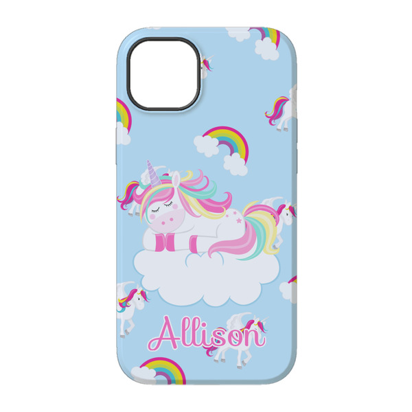 Rainbows and Unicorns iPhone 14 Pro Tough Case - Back