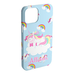 Rainbows and Unicorns iPhone Case - Plastic (Personalized)