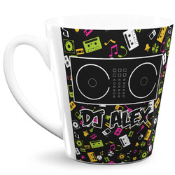Music DJ Master 12 Oz Latte Mug (Personalized)
