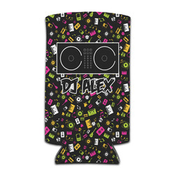 DJ Music Master Can Cooler (tall 12 oz) (Personalized)