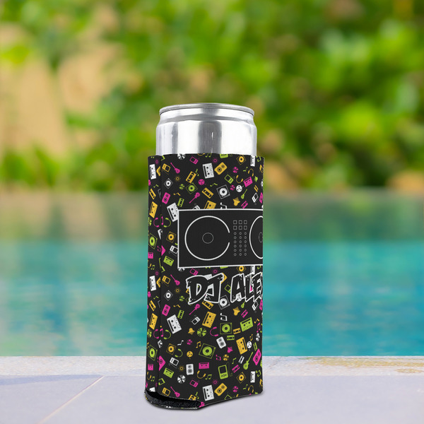 DJ Music Master Can Cooler - Tall 12oz - In Context