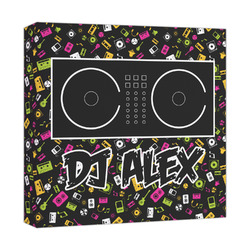 DJ Music Master Canvas Print - 12x12 (Personalized)