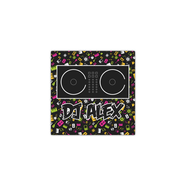DJ Music Master 12x12 - Canvas Print - Front View