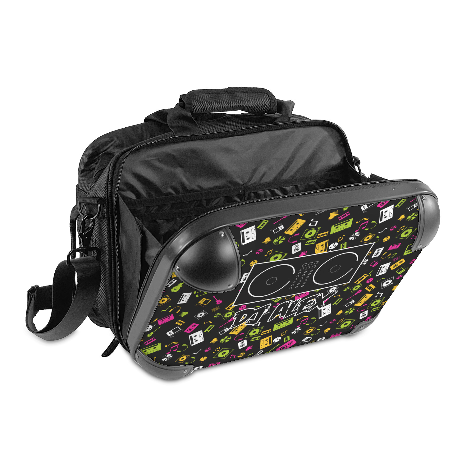 Custom DJ Music Master Hard Shell Briefcase (Personalized