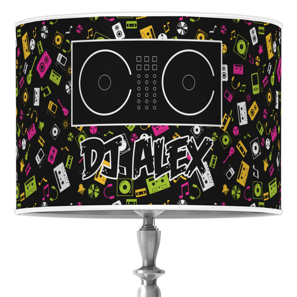 Custom DJ Music Master Drum Lamp Shade (Personalized)