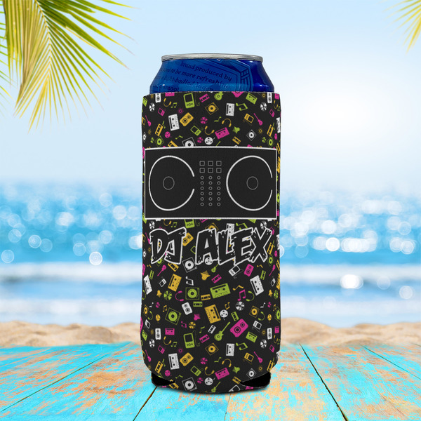 DJ Music Master 16oz Can Sleeve - LIFESTYLE