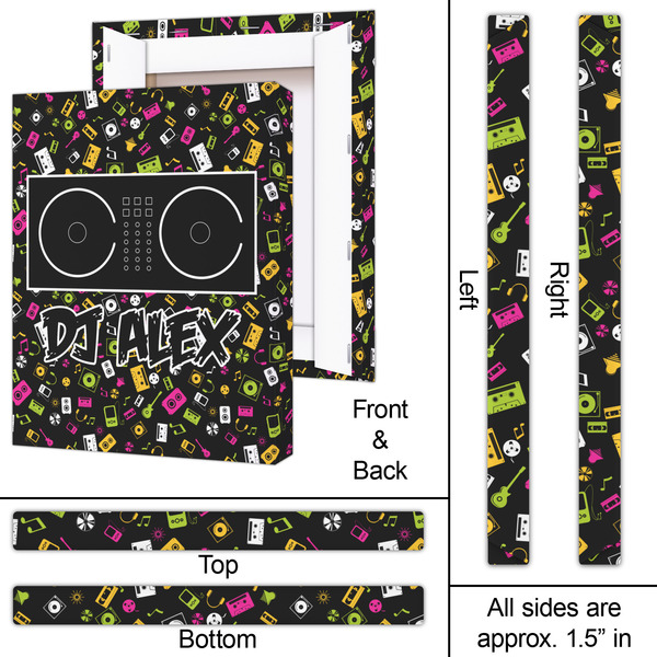 DJ Music Master 16x20 - Canvas Print - Approval