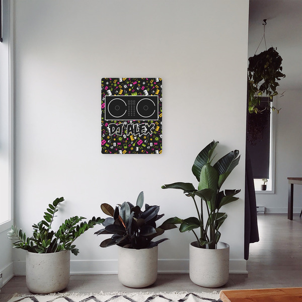 DJ Music Master 16x20 - Canvas Print - In Context