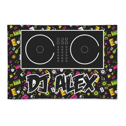 DJ Music Master 2' x 3' Indoor Area Rug (Personalized)