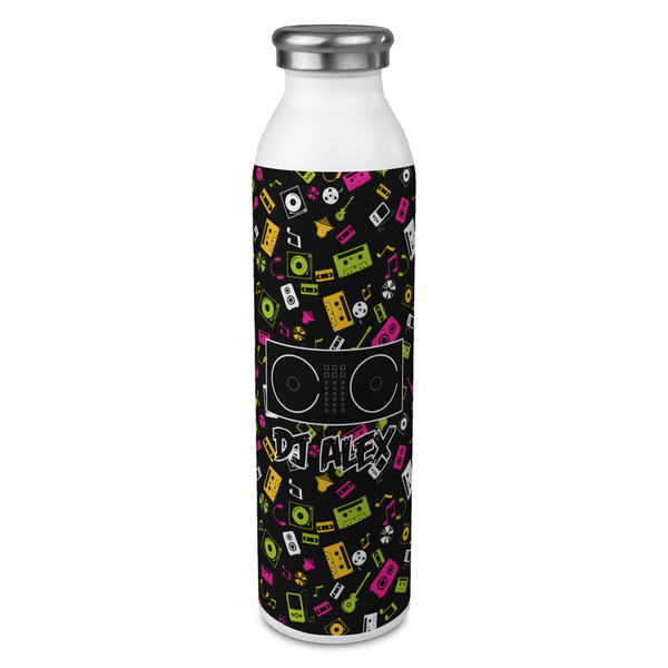 Custom DJ Music Master 20oz Stainless Steel Water Bottle - Full Print (Personalized)