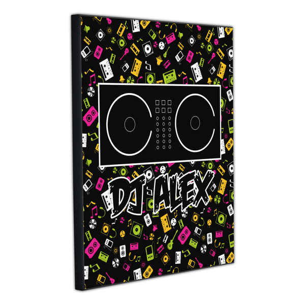 DJ Music Master 20x24 Wood Print - Angle View