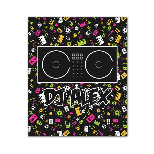 DJ Music Master 20x24 Wood Print - Front View