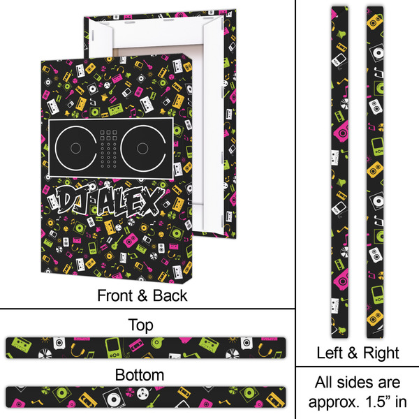 DJ Music Master 20x30 - Canvas Print - Approval