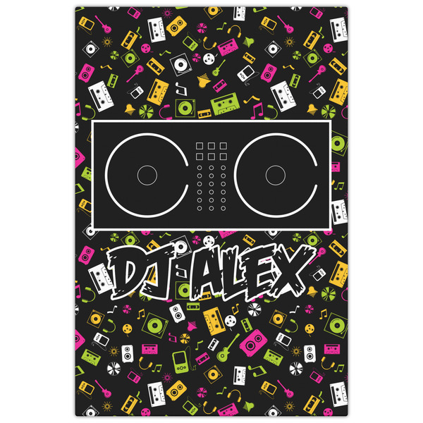 DJ Music Master 20x30 - Canvas Print - Front View