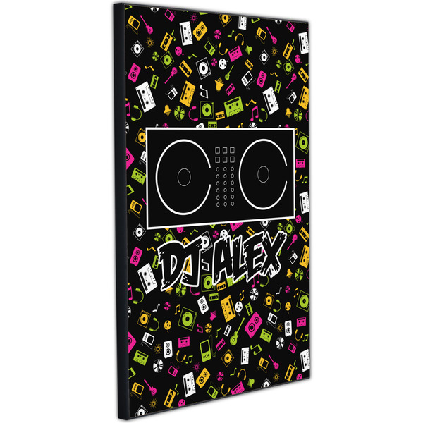 DJ Music Master 20x30 Wood Print - Angle View