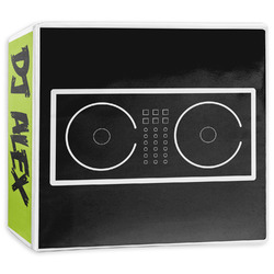 Music DJ Master 3-Ring Binder - 3 inch (Personalized)