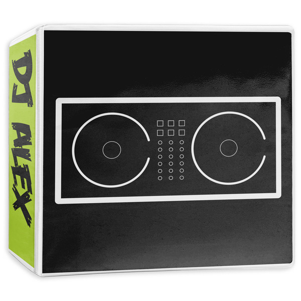 Custom Music DJ Master 3-Ring Binder - 3 inch (Personalized)