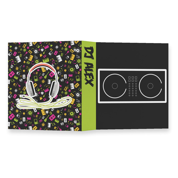 DJ Music Master 3 Ring Binders - Full Wrap - 1" - OPEN OUTSIDE