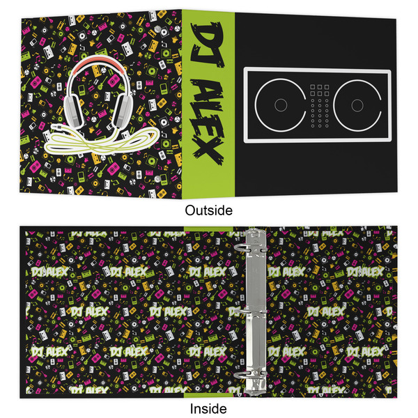 DJ Music Master 3 Ring Binders - Full Wrap - 2" - APPROVAL