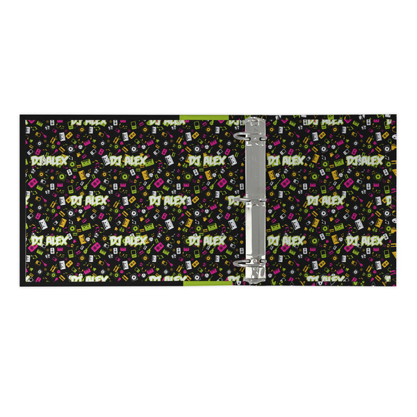DJ Music Master 3 Ring Binders - Full Wrap - 2" - OPEN INSIDE