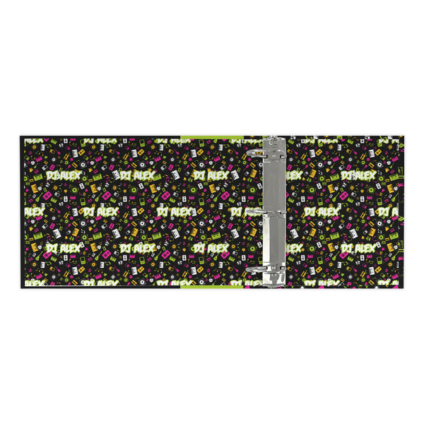 DJ Music Master 3 Ring Binders - Full Wrap - 3" - OPEN INSIDE