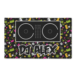 DJ Music Master 3' x 5' Patio Rug (Personalized)