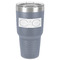 DJ Music Master 30 oz Stainless Steel Tumbler - Grey - Single-Sided