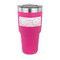 DJ Music Master 30 oz Stainless Steel Tumbler - Pink - Single Sided