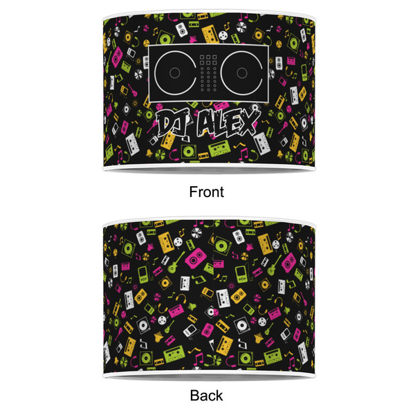 DJ Music Master 8" Drum Lampshade - APPROVAL (Poly Film)