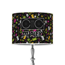 DJ Music Master 8" Drum Lamp Shade - Poly-film (Personalized)