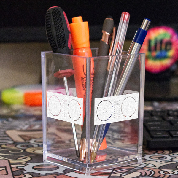 DJ Music Master Acrylic Pen Holder - In Context