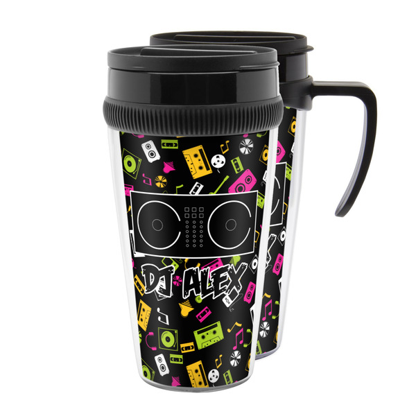 Custom DJ Music Master Acrylic Travel Mug (Personalized)