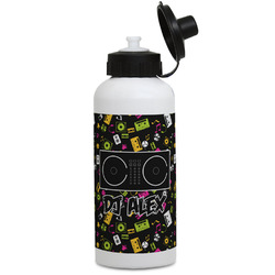 Music DJ Master Water Bottles - Aluminum - 20 oz - White (Personalized)