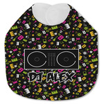 Music DJ Master Jersey Knit Baby Bib w/ Name or Text