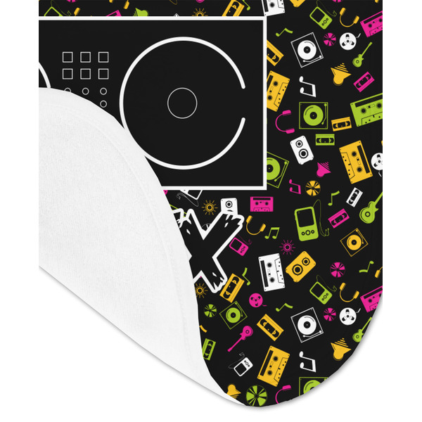 Music DJ Master Baby Bib - AFT detail