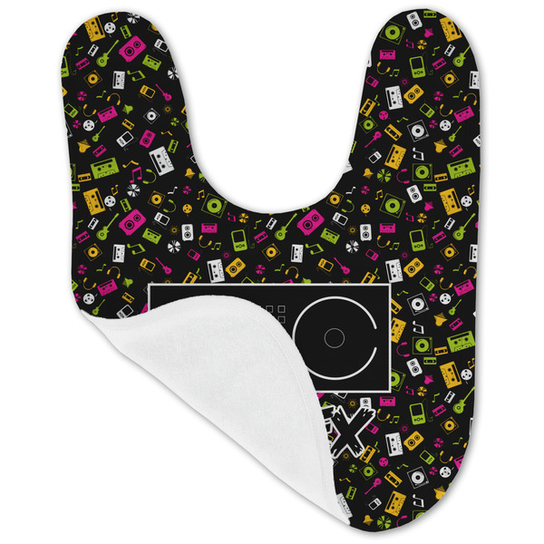 Music DJ Master Baby Bib - AFT folded