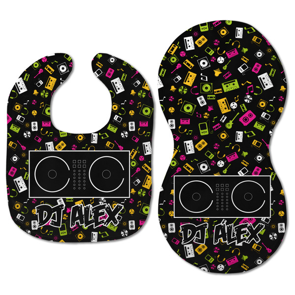 Music DJ Master Baby Bib & Burp Set - Approval (new bib & burp)