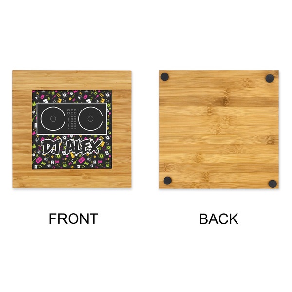DJ Music Master Bamboo Trivet with 6" Tile - APPROVAL